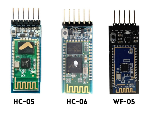 HC-05 vs HC-06 vs WF-05 Bluetooth Modules