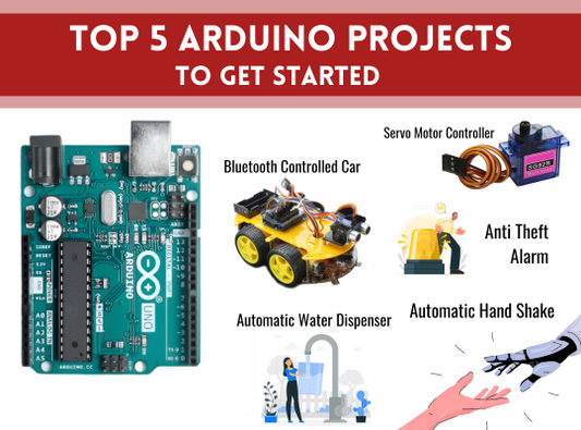 Best 5 Fun Arduino Project Ideas for Beginners - Explore Bluetooth Controlled Car, Anti Theft Alarm & More - Robocraze