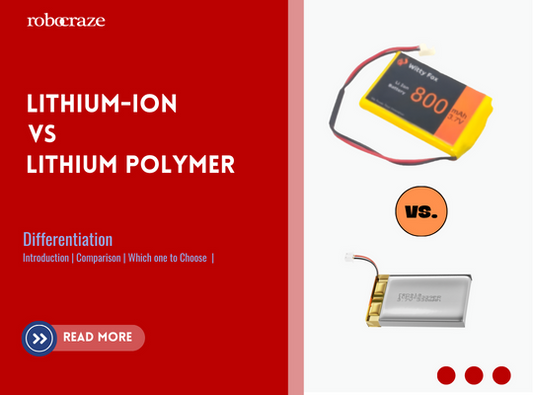 this image shows Lithium-Ion vs Lithium Polymer Battery