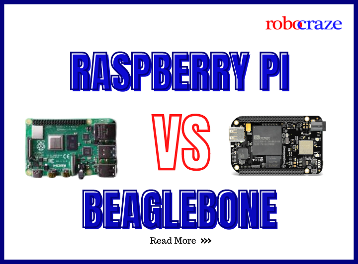 This image shows difference between Raspberry Pi vs Beaglebone