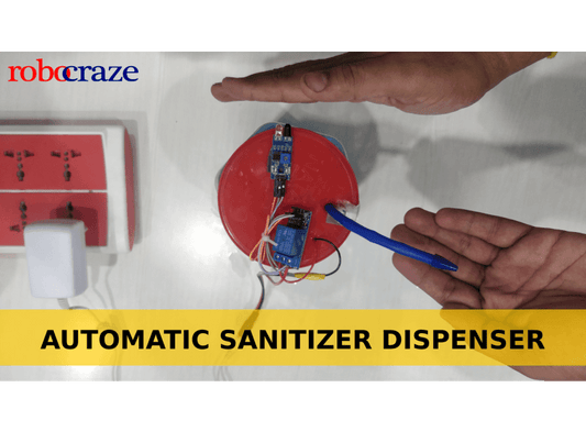 DIY Automatic Hand Sanitizer Dispenser