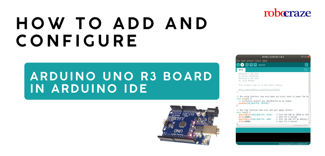 How to Add and Configure Arduino Uno R3 Board in Arduino IDE - Cover image