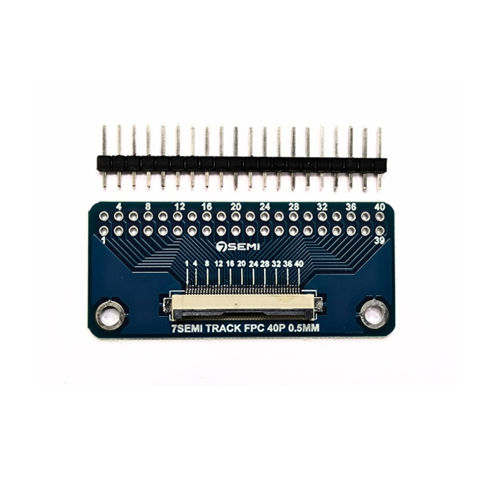 0.5mm FFC FPC Connector Breakout Board (40 Pin) -7Semi -Electronic Modules -Breakout Boards -Robocraze