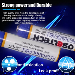 1000mAh AAA Rechargeable Battery (2-Pack) – 1.2V AAA rechargeable battery for remotes & cameras.-Battery -Robocraze