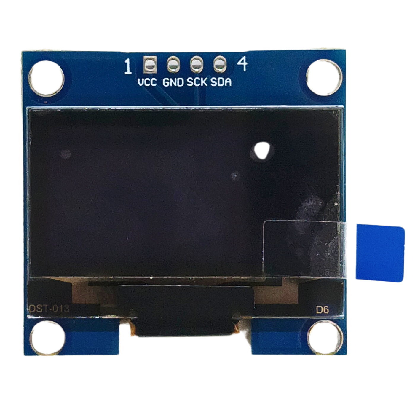 1.3" I2C OLED Display 4pin Blue – OLED screen for Arduino, ESP32 & projects -OLED Display -Robocraze
