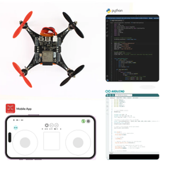 LiteWing ESP32-S3 Programmable Drone Development Board with Battery -Robocraze