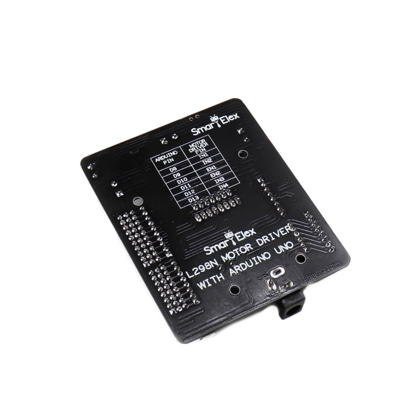 SmartElex L298N Dual Channel Motor Driver with Onboard Arduino Uno -Robocraze