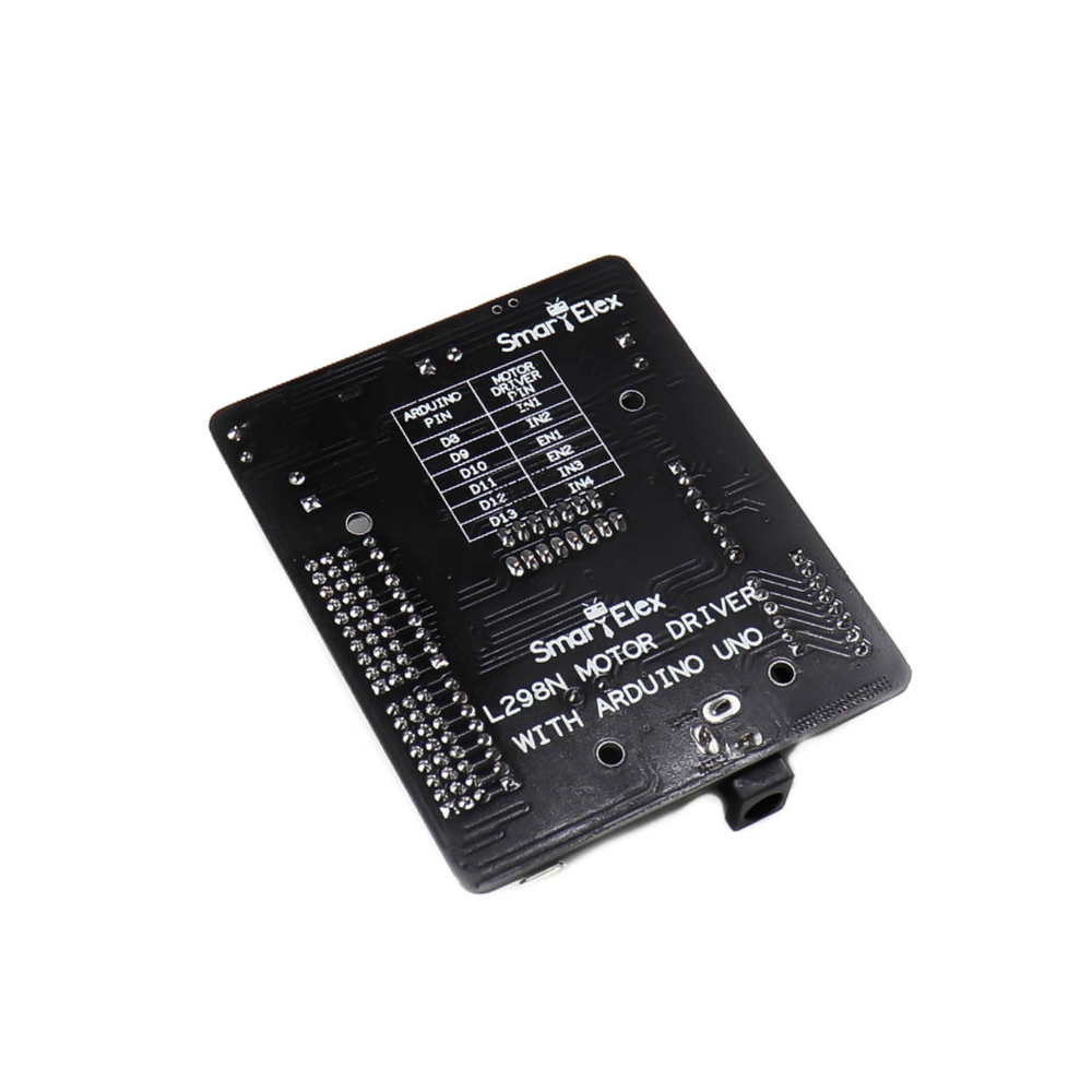 SmartElex L298N Dual Channel Motor Driver with Onboard Arduino Uno -Robocraze
