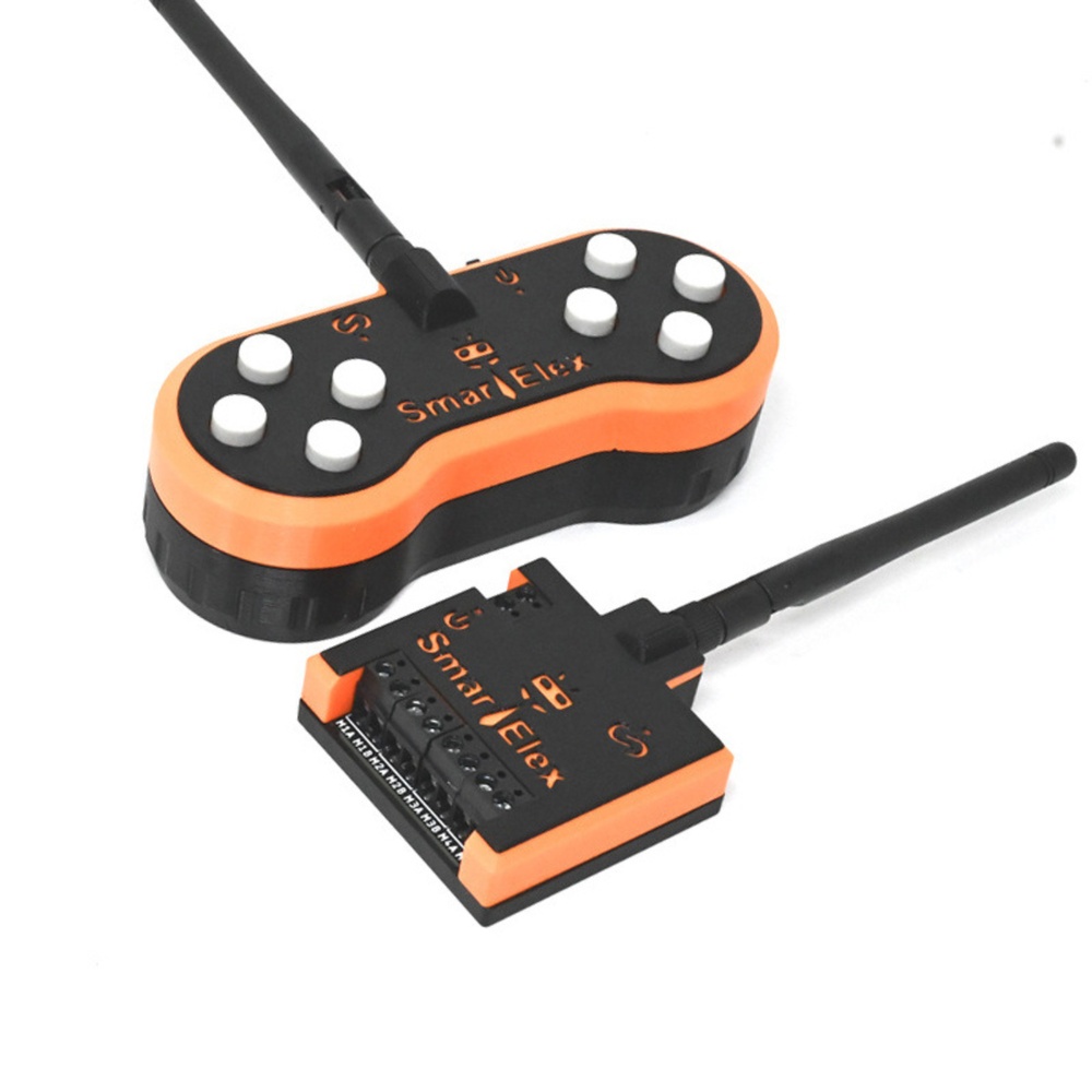 SmartElex 2.4GHz Wireless Remote Control Kit with NRF24l01 Transceiver and Motor Driver - robocraze