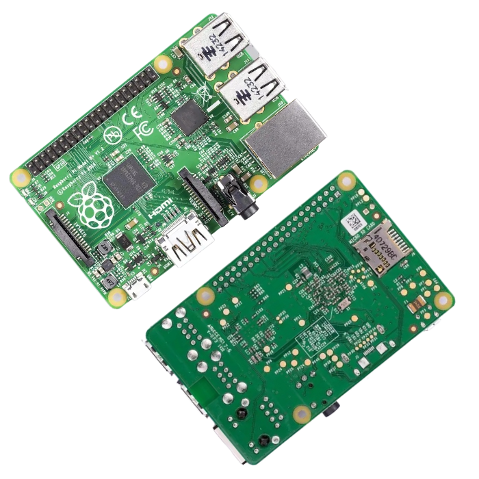 Official Raspberry Pi Model 1 B+ – Classic Raspberry Pi Board offering stable performance for basic projects. -Robocraze