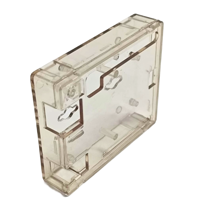 Arduino UNO R3 Transparent Plastic Case – Sturdy Arduino UNO R3 case for protection. -Robocraze