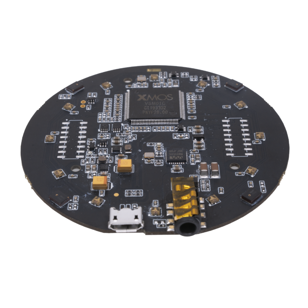 Multitrack Microphone Array ReSpeaker Mic Array v3.0 with 4-Mic Array and XVF3000 Voice Processor ...