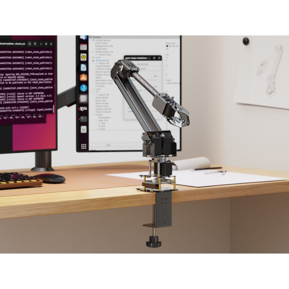 Waveshare RoArm-M2-S 4-DOF Robotic Arm Kit ESP32 – Advanced DIY Kits, STEM Kits, Robot Kits -Robocraze