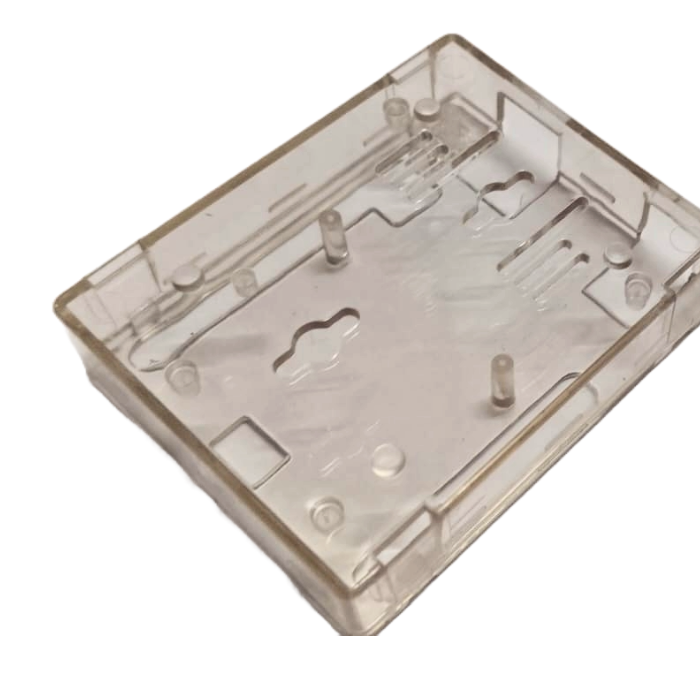 Arduino UNO R3 Transparent Plastic Case – Sturdy Arduino UNO R3 case for protection. -Robocraze