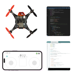 LiteWing ESP32-S3 DIY Drone Kit – Programmable Drone for Makers & Developers -Robocraze