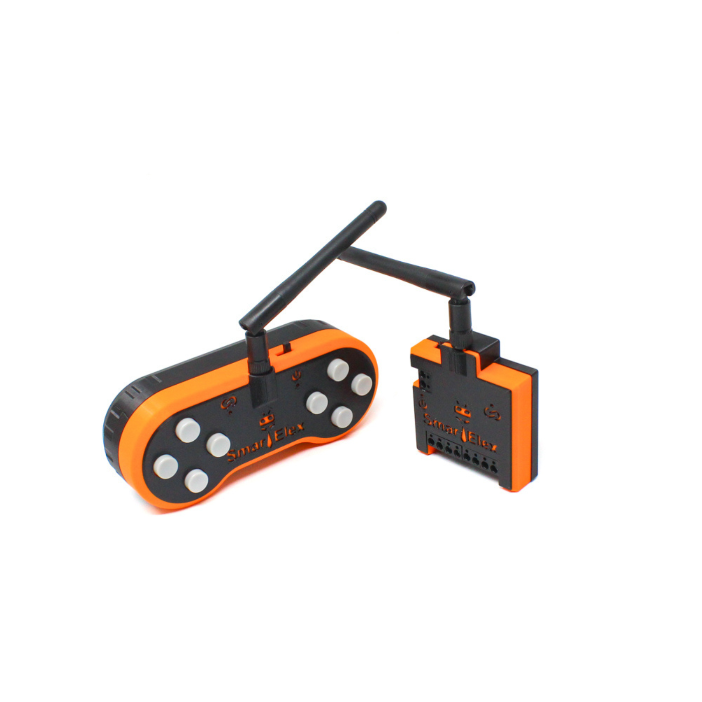 SmartElex 2.4GHz Wireless Remote Control Kit with NRF24l01 Transceiver and Motor Driver - robocraze