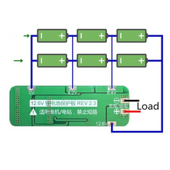 3 Series 20A 18650 Battery Protection Board – 20A BMS for 3S lithium battery packs. -Battery Charger -Robocraze