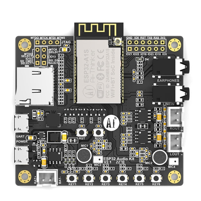 Elecrow ESP32-A1S Audio Dev Kit – WiFi, BLE & audio processing board. -Nodemcu ESP Board -Robocraze