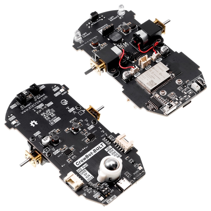 Elecrow CrowBot BOLT Open-source Robot Car – IR remote control for coding & robotics. -STEM Kit -Robocraze