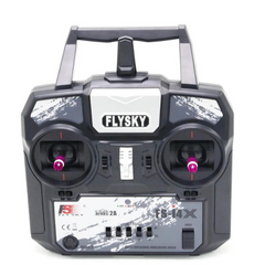 FlySky FS-i4X 4CH AFHDS + FS-A6 Receiver – FPV drone remote for quadcopters. -Robocraze