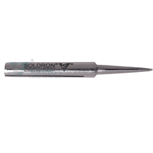 Soldron 25W Pointed Bit – Precision needle tip for detailed work – soldering iron - Soldering Kit -Robocraze