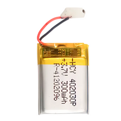 Witty Fox 3.7volt 300mAh Rechargeable LiPo Battery -Lithium Polymer Battery for Drone -Robocraze