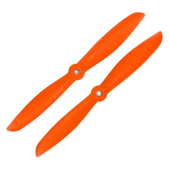 Orange HD Propellers (6X4.5) Glass Fiber Nylon Propeller 1CW+1CCW - 1pairs