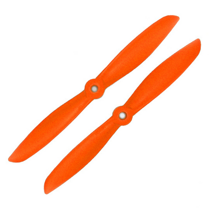 Orange HD Propellers (6X4.5) Glass Fiber Nylon Propeller 1CW+1CCW - 1pairs