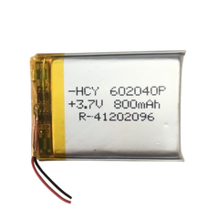 3.7V 800mAh LiPo Rechargeable Battery- Batteries and Power Supply - LiPO Batteries and Chargers -Lipo Battery -Robocraze


