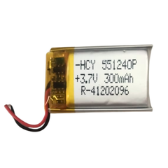 300 MAH 3.7V LIPO Rechargeable Battery- Batteries and Power Supply - LiPO Batteries and Chargers -Lipo Battery -Robocraze
