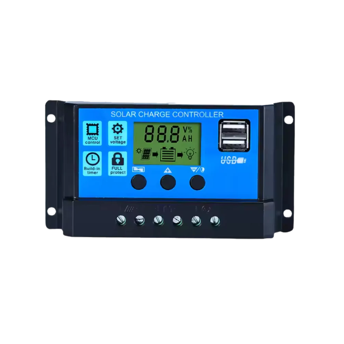 Smart Solar Charge Controller 10A with Timer - Robocraze