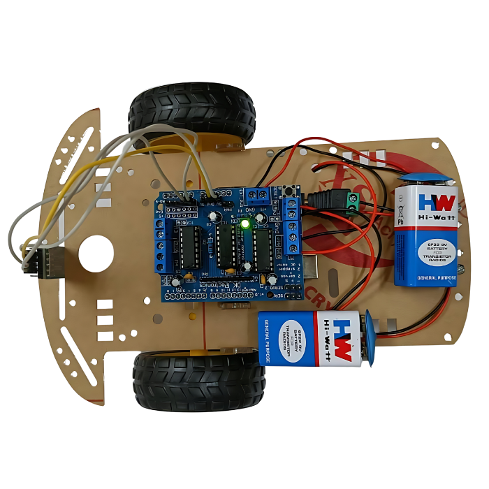 DIY Bluetooth Controlled Car Kit – Arduino Kits to build a Bluetooth car with wireless control. -Robocraze