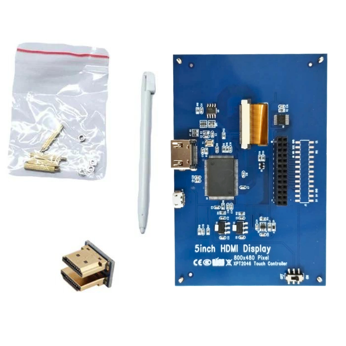 5 inch LCD HDMI Touch Screen Display – Compact Raspberry Pi Display with HDMI & touch support. -Robocraze