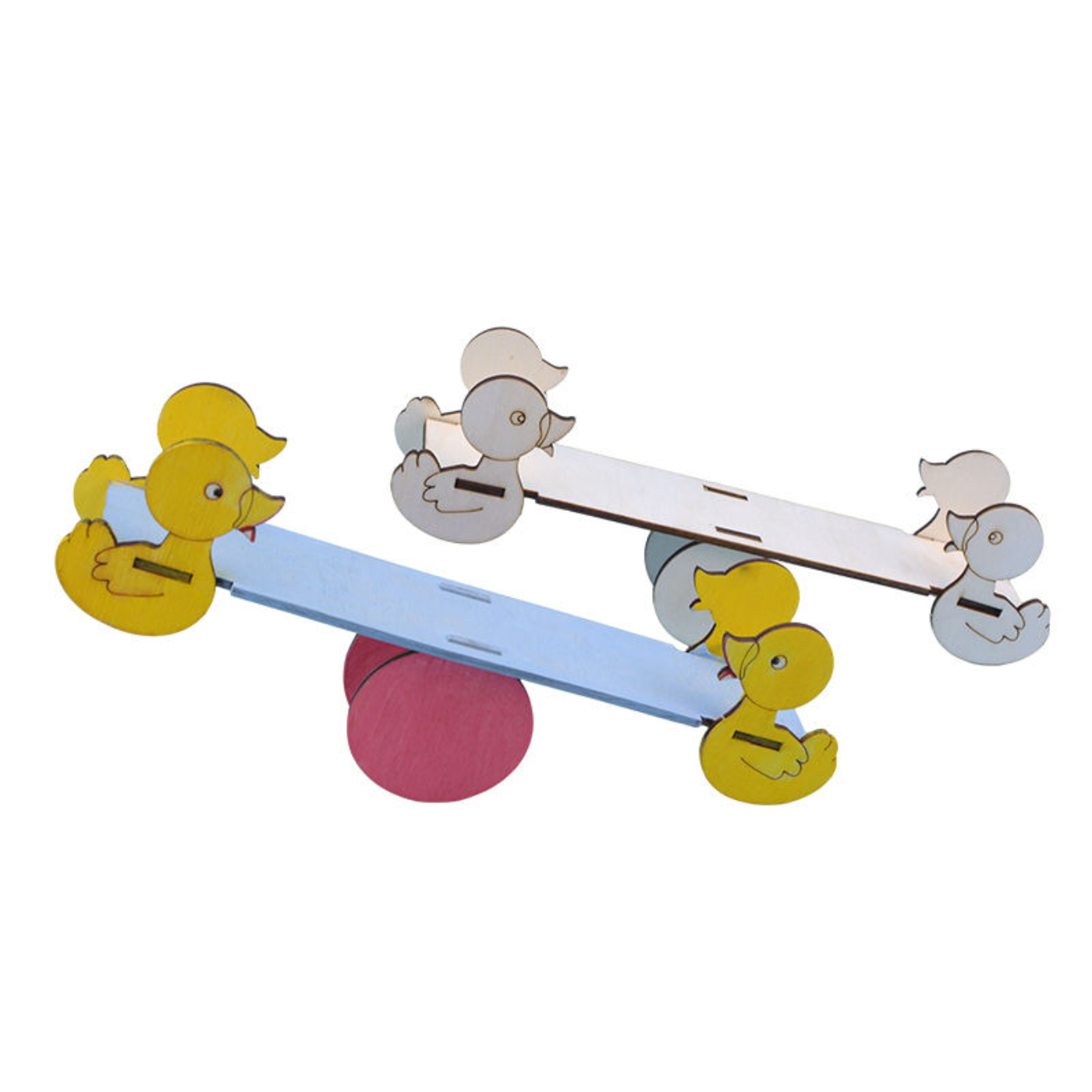 Pludo STEM Kit Mini Balancer – DIY Educational Toy for Kids 3–8 | Preschool–2 Wooden Seesaw Balance Model -DIY Kit -Pludo Education Kit -Robocraze