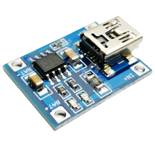 TP4056 Li-ion Battery Charging Module – TP4056 micro USB charger for lithium cells. -Battery Charger -Robocraze