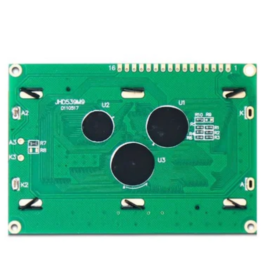 16x4 LCD blue JHD - JHD 16x4 blue LCD for Arduino, Raspberry Pi & DIY projects. -LCD Display -Robocraze