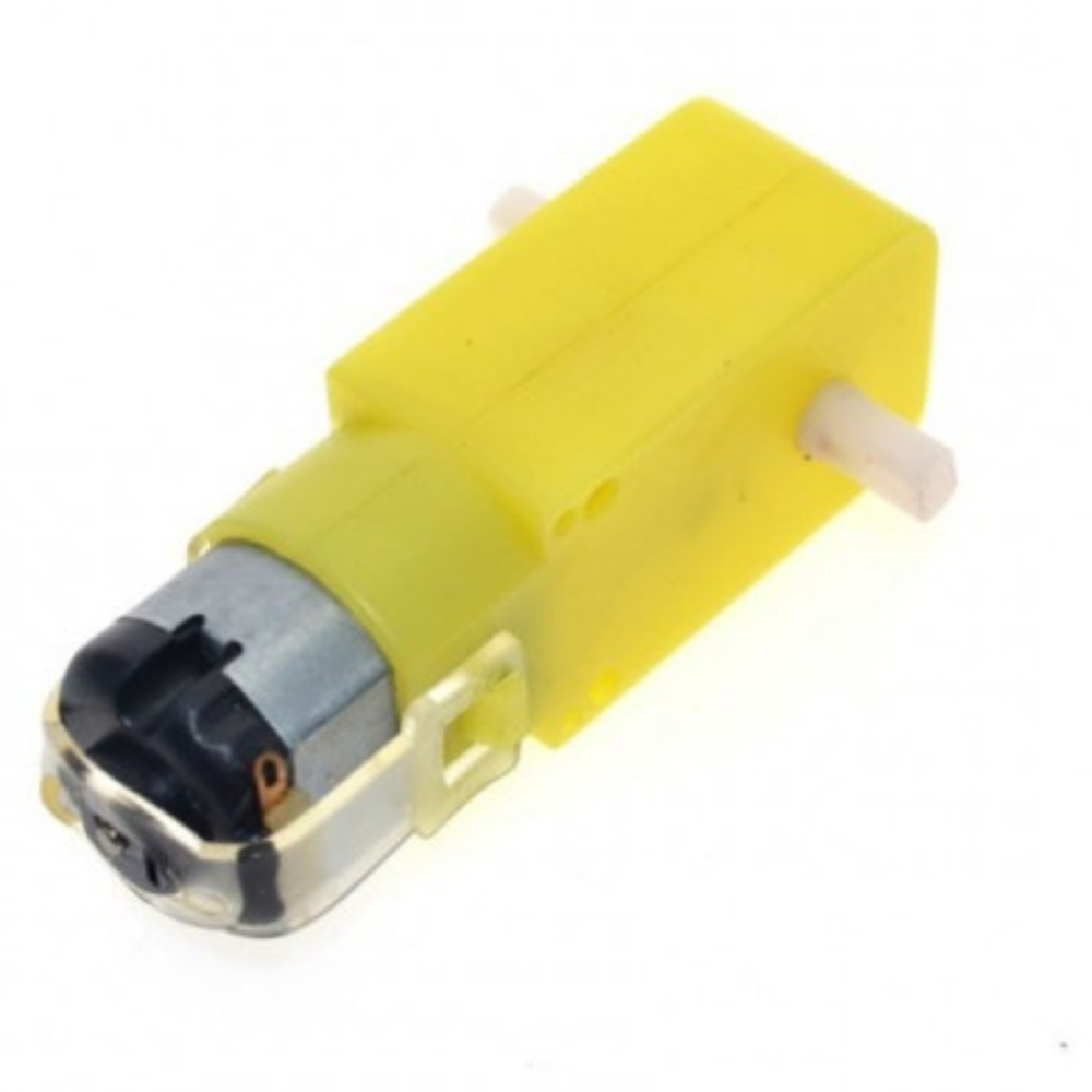 VIGOR 9V 200 RPM Dual Shaft Straight Shape BO Motor -Robocraze