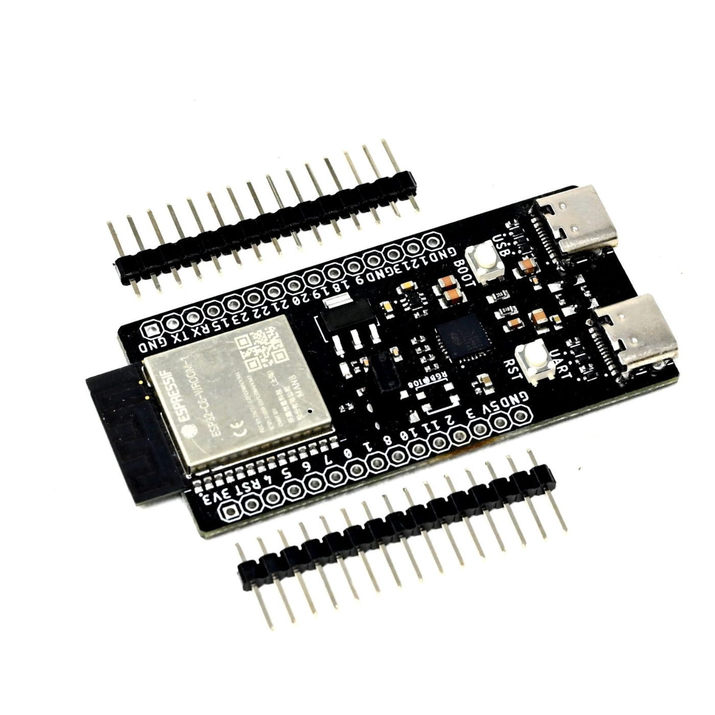 QIQIAZI ESP32-C6 Ontwikkelingskaart – 5 Stuks – WiFi 6, Bluetooth 5, Zigbee 3.0 – Type-C, 4MB Flash – Compatibel Met Arduino