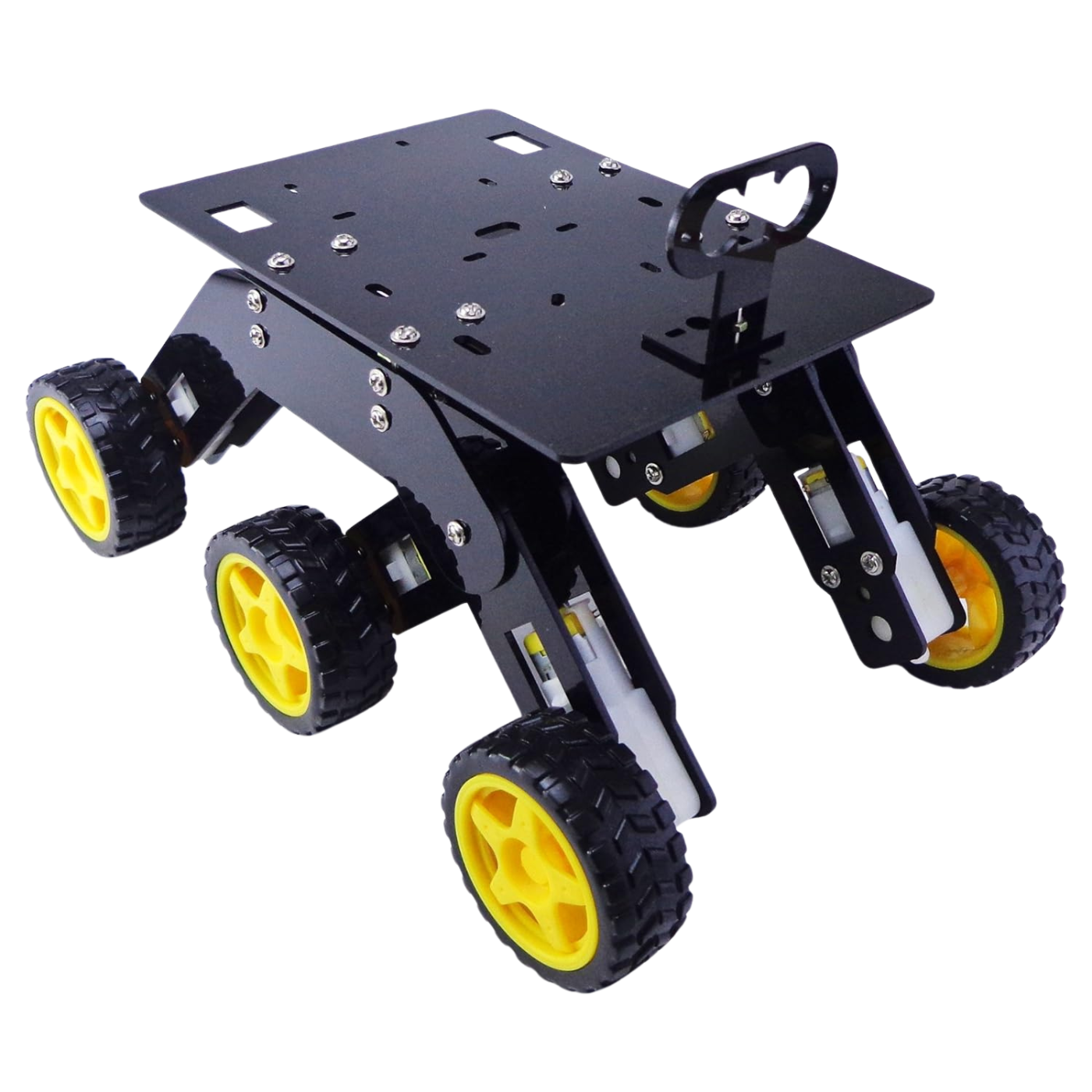 Acrylic 6WD Curious Rover Chassis DIY Robotics Kit -Robocraze