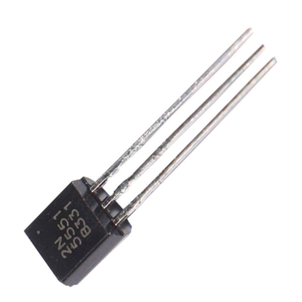 2N5551 NPN Amplifier Transistor (TO-92)-Basic Components -Electronic Components -Transistors -Robocraze
