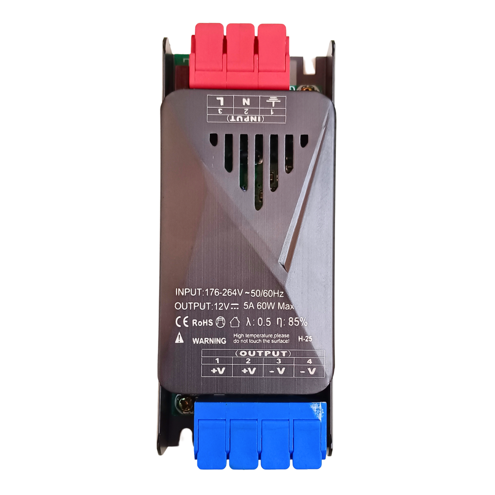 12V 5A SMPS – 12V 5A SMPS power supply for Arduino, LED lighting & security systems. -Power Supply -Robocraze