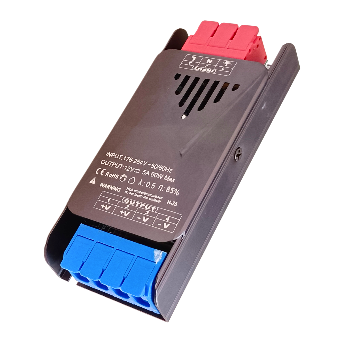 12V 5A SMPS – 12V 5A SMPS power supply for Arduino, LED lighting & security systems. -Power Supply -Robocraze