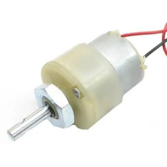 12V 6 RPM Center Shaft DC Gear Motor -Motors & Mechanical -DC Motors -Robocraze