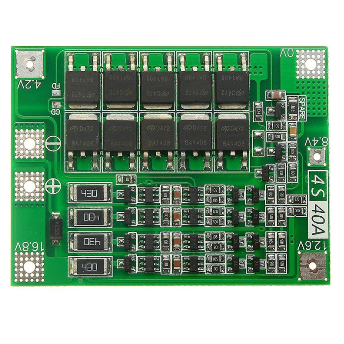 4S 6A 16V 18650 Li-ion BMS PCM – 4S 6A BMS module for lithium battery protection. -Battery Charger -Robocraze