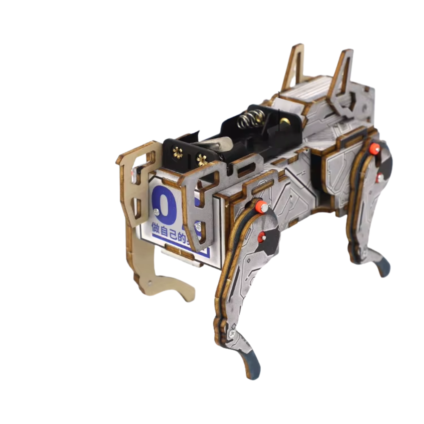 Pludo Voice Bot Dog DIY Kit – Learn Sound-to-Energy Conversion for Ages 14–18 | Grade 9–10 -DIY Kit -Pludo Education Kit -Robocraze