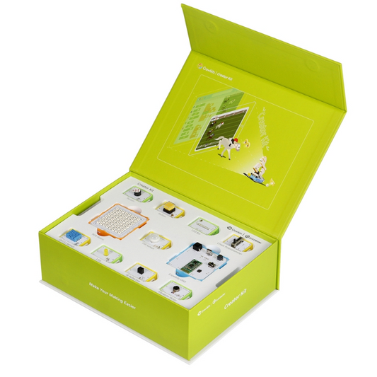 Elecrow Crowbits Creator Kit – 12-in-1 Arduino STEM toy for coding & circuits. -STEM Kit -Robocraze