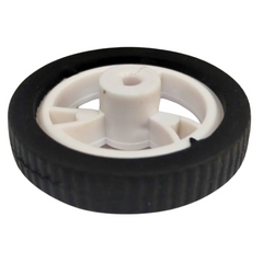 Rubber Hollow Car Wheel – High-grip DC motor and wheel for robotics – Robot Wheels and Chassis - Robocraze