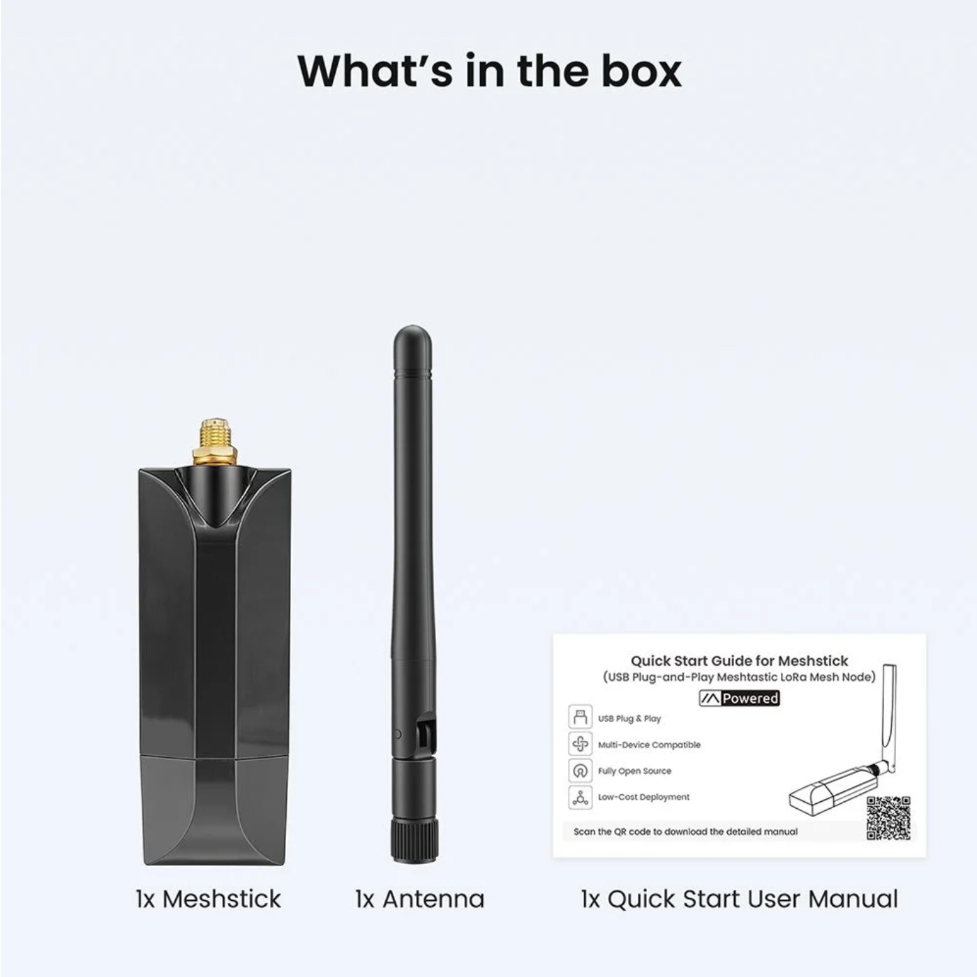 Elecrow MeshStick USB-to-SPI SX1262 TCXO LoRa USB Adapter | Plug-and-Play Meshtastic & LoRa Mesh Node
