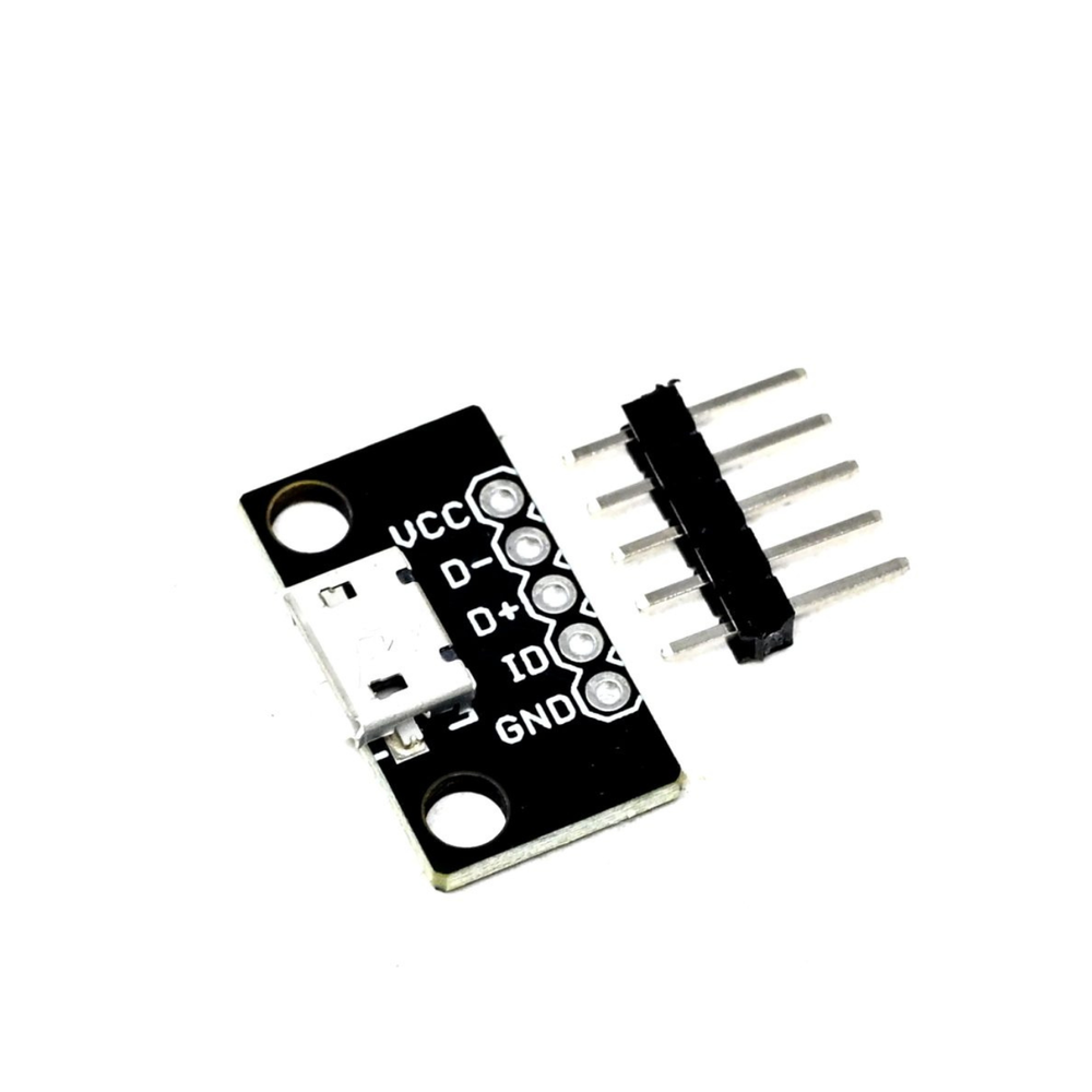 SmartElex MicroB USB Breakout Board - robocraze