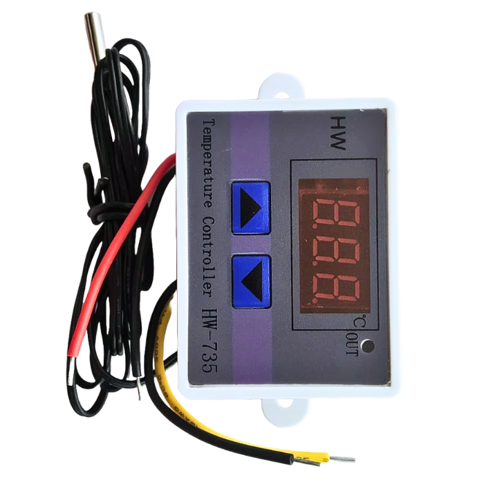 XH-W3001 Intelligent Led Digital Microcomputer Temperature Controller Mini Thermostat Switch with Water-Resistant Sensor Probe 10A (Max) Multipurpose Controller